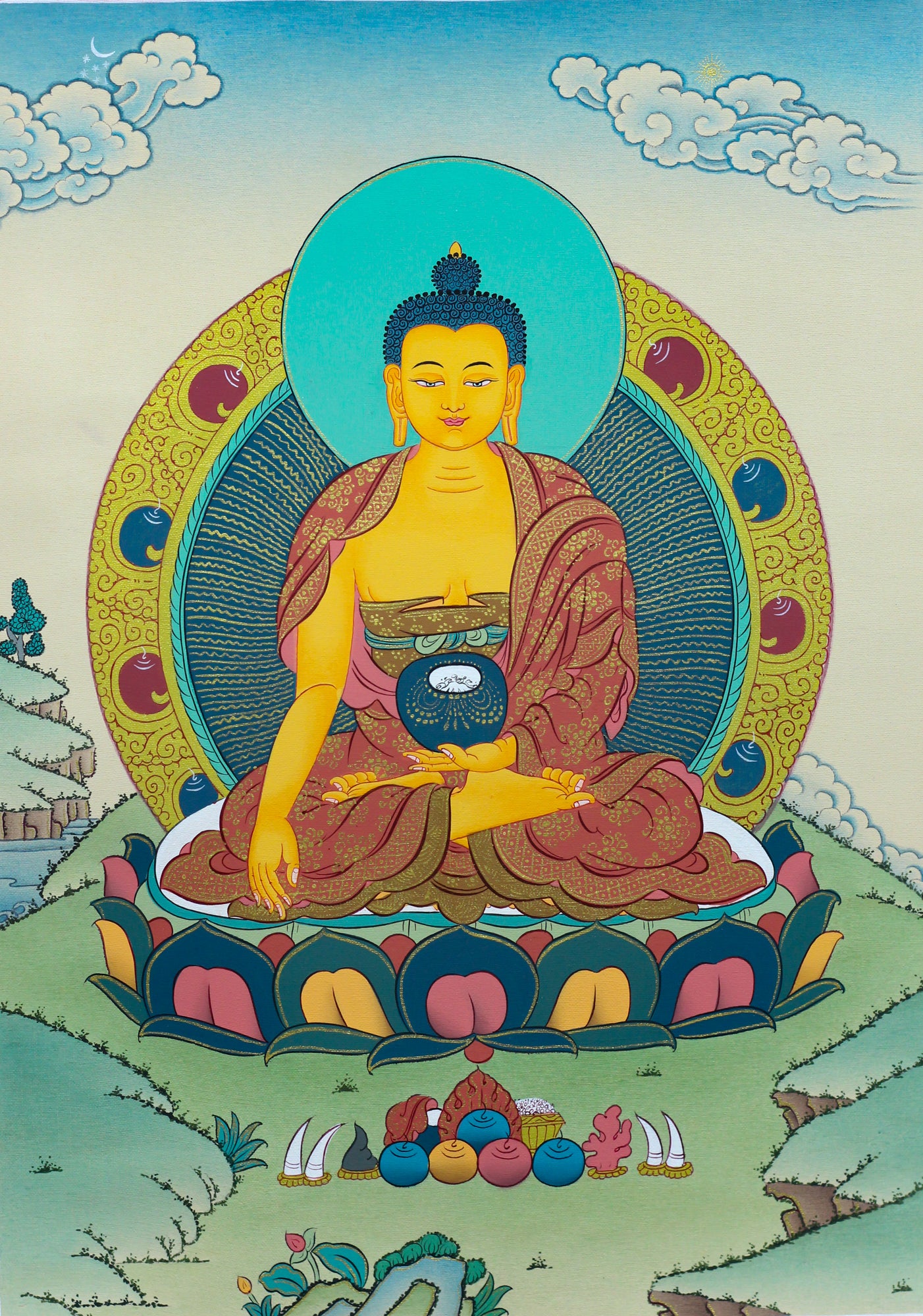 Shakyamuni Buddha Thangka