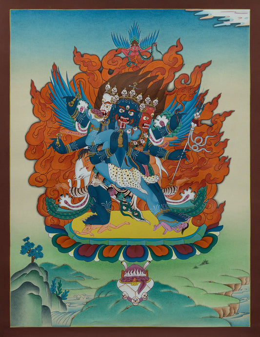Vajrakilaya Thangka Painting