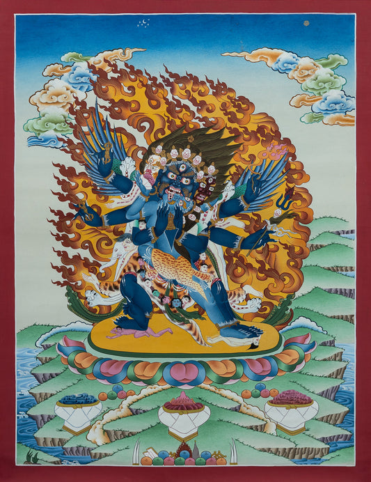 Vajrakilaya Thangka Painting