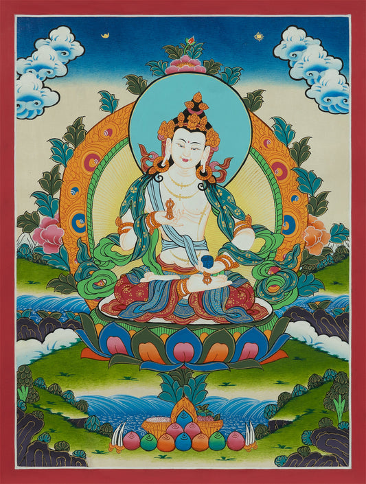 Hand Painted Vajrasattva Thangka Painting