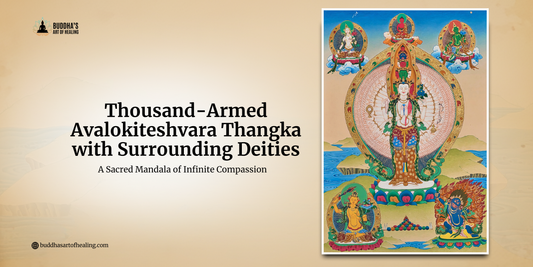 Thousand-armed Avalokiteshvara thangka