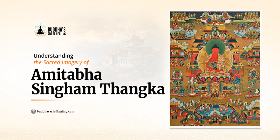Amitabha Singham Thangka
