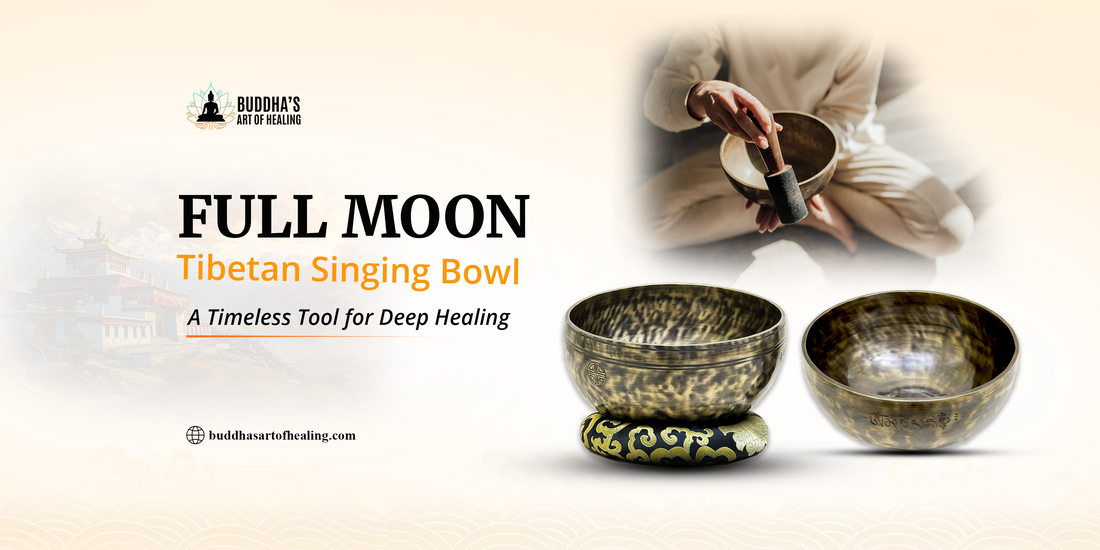 Full Moon Tibetan Singing Bowl