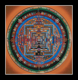 Kalachakra Mandala (In Brown)