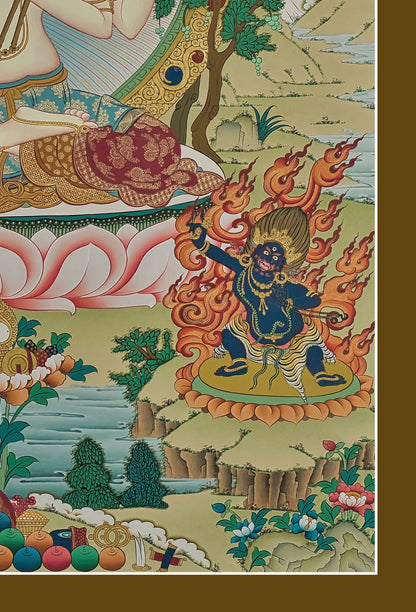 Chenrezig, Amitabha, Green Tara and Other Deities