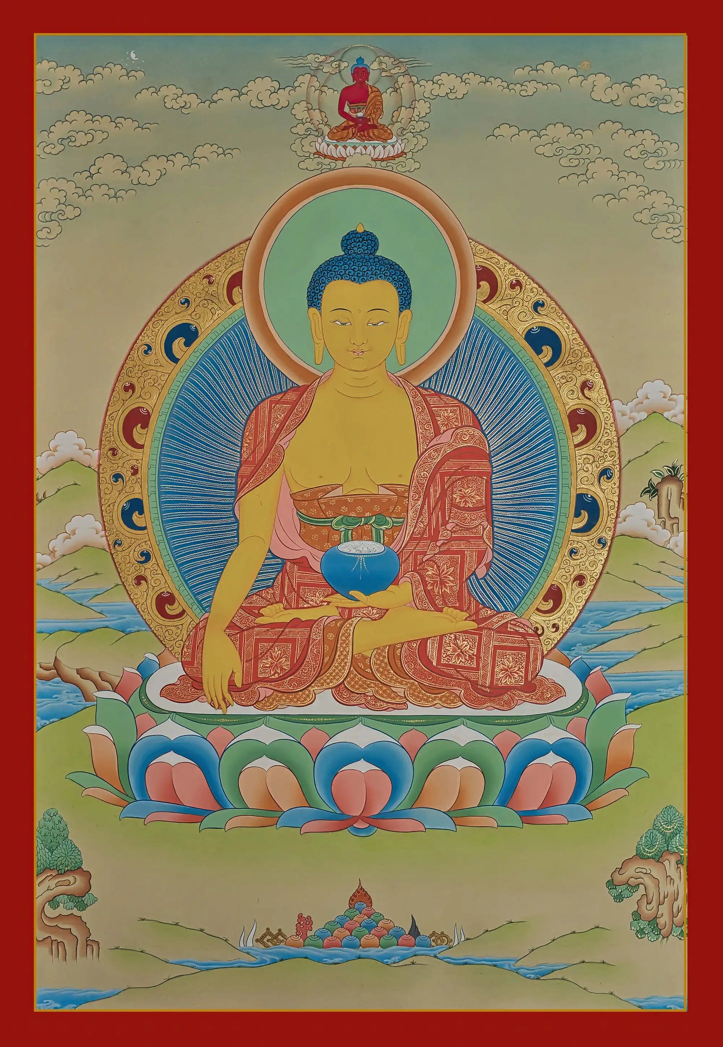 Shakyamuni Buddha Thangka
