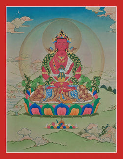 Amitayus Buddha Thangka