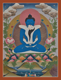 Samantabhadra Thangka - (16" * 22")