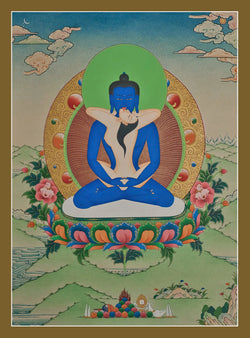 Samantabhadra Thangka - (18" * 24")