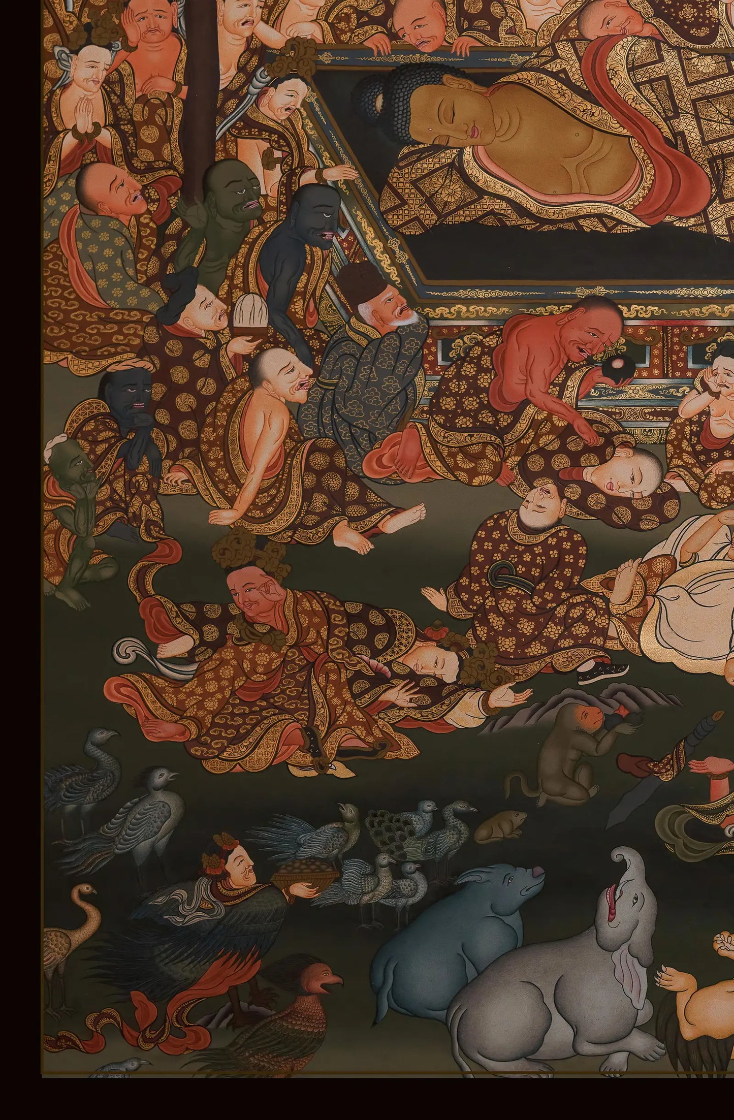 Buddha Nirvana Thangka