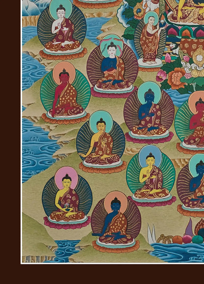 35 Buddhas Thangka