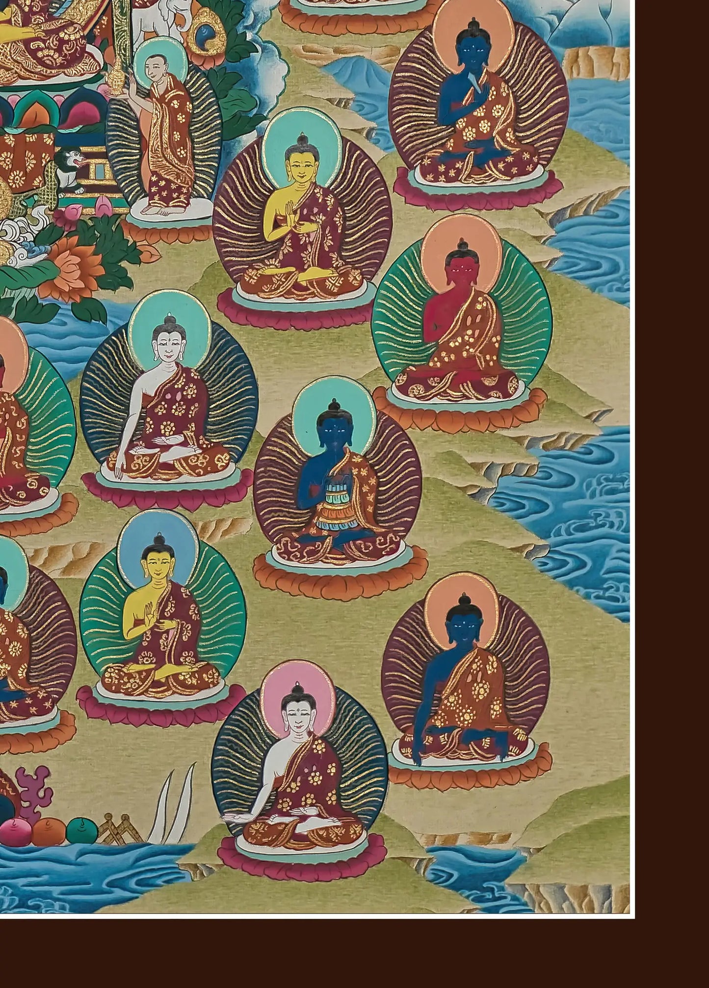 35 Buddhas Thangka