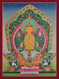 Maitreya Thangka (Bodhisattva)