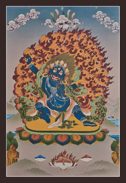 Vajrapani Thangka - (20" * 30")