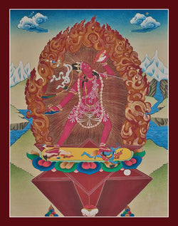 Vajrayogini Thangka - (15" * 20")