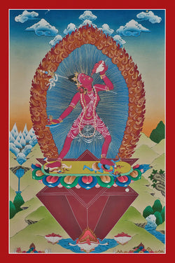 Vajrayogini Thangka - (15" * 20")