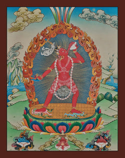 Vajrayogini Thangka - (18" * 24")