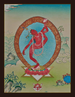 Vajrayogini Thangka - (15" * 20")