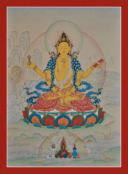 Prajnaparamita Thangka - (18" * 24")