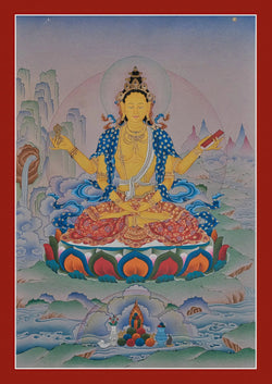 Prajnaparamita Thangka - (17" * 25")