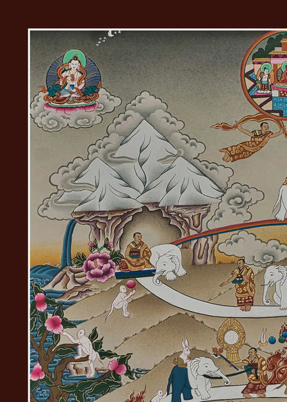 Path to Nirvana Thangka (Detailed)