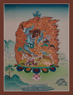 Dorje Drolo Thangka - (15" * 20")