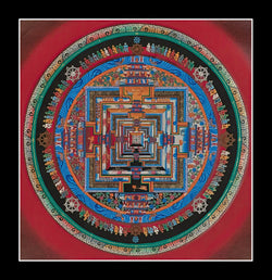 Kalachakra Mandala (In Red)