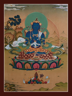 Vajradhara Thangka - (16" * 22")