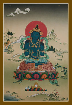 Vajradhara Thangka - (20" * 30")