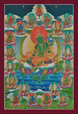 21 Tara Thangka - (14" * 22")