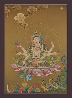 Namgyalma Thangka - (12" * 18")