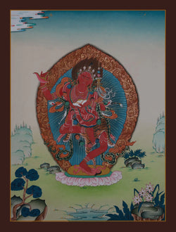 Vajravarahi Thangka - (15" * 20")