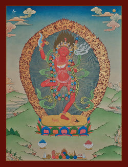 Vajravarahi Thangka - (18" * 24")