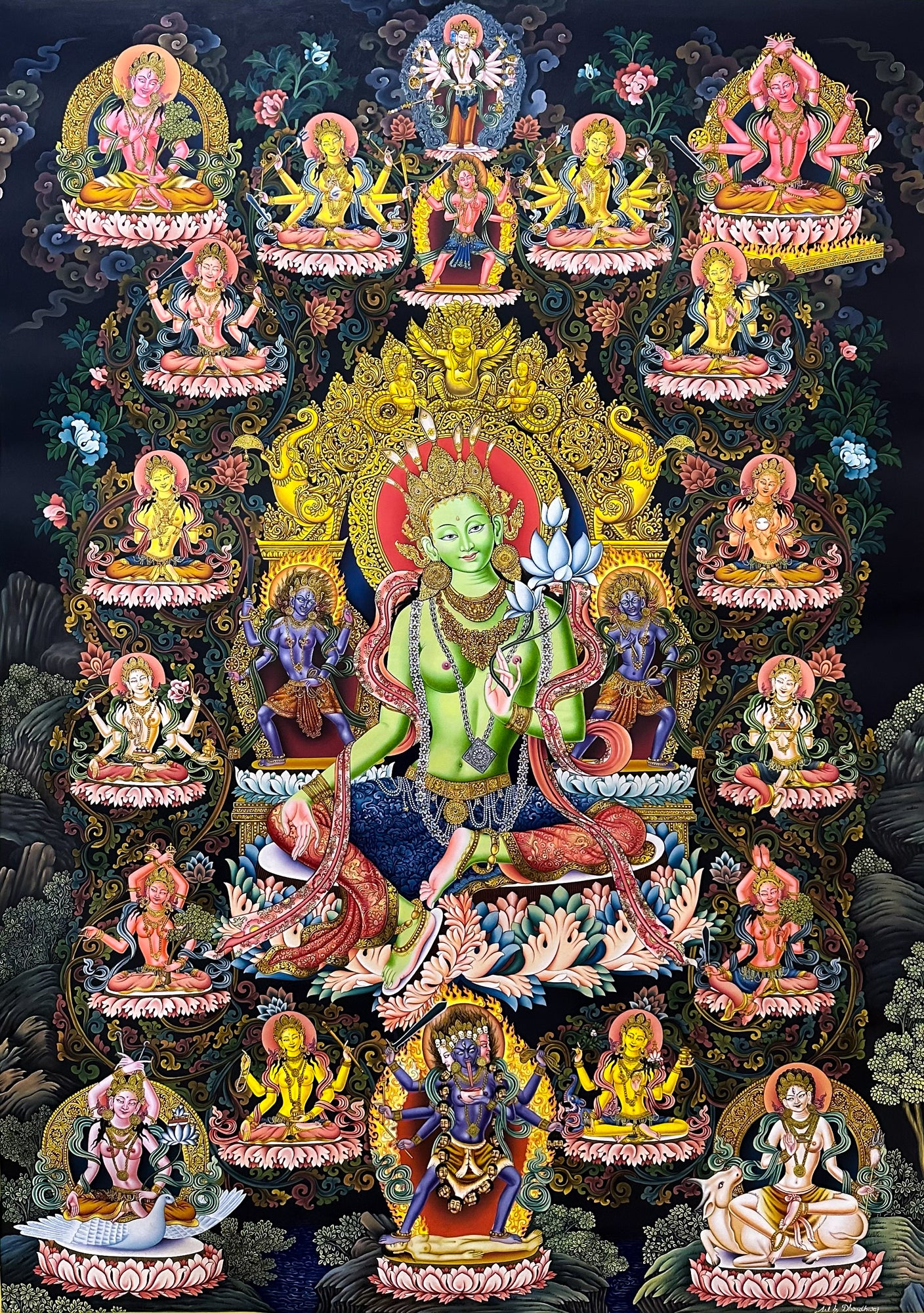 21 Tara Newari Thangka