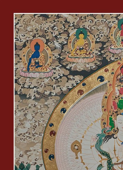 Avalokiteshvara Thangka | Five Dhyani Buddhas | Other Deities