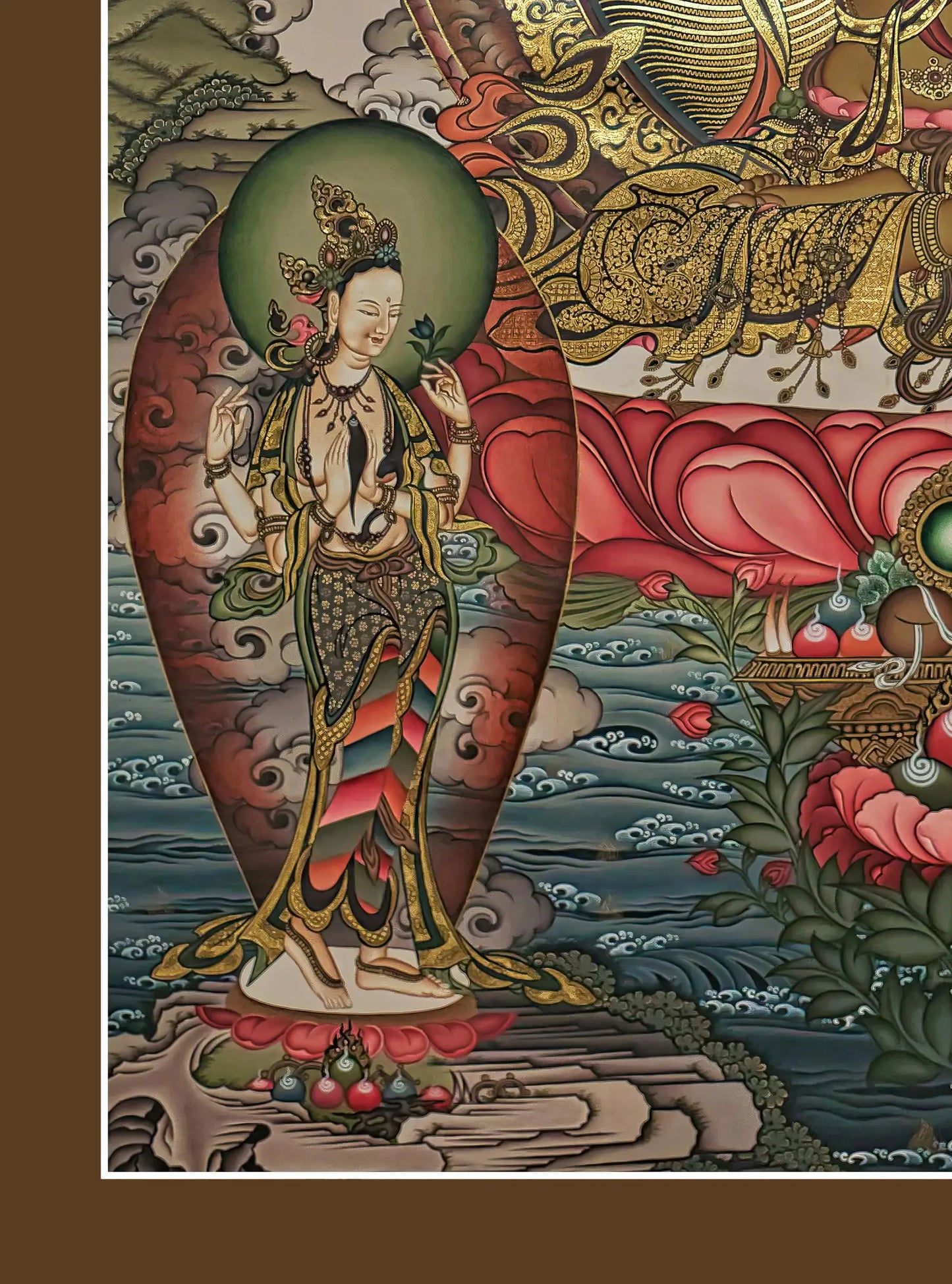 Manjushree God Thangka