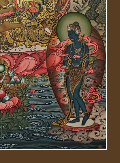 Manjushree God Thangka
