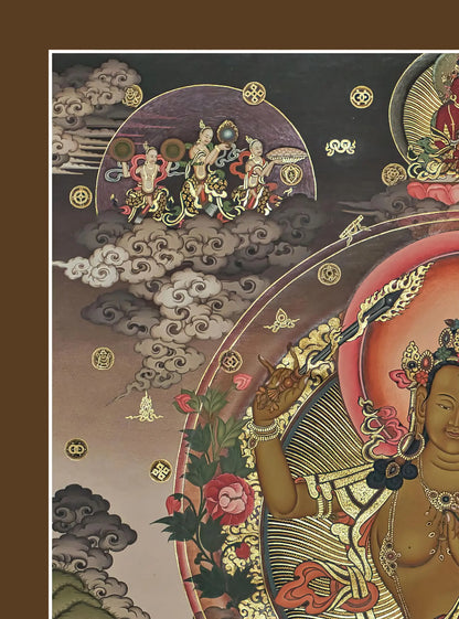Manjushree God Thangka