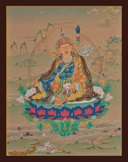 Guru Rinpoche Thangka - (18" * 24")