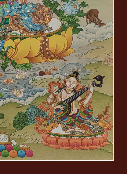 Green Tara Thangka
