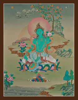 Green Tara Thangka