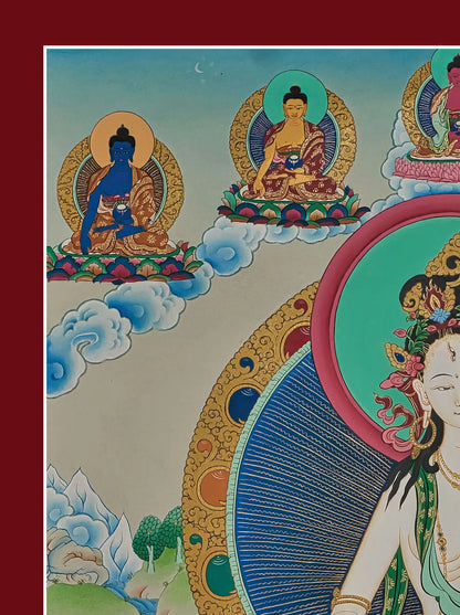 White Tara Thanka