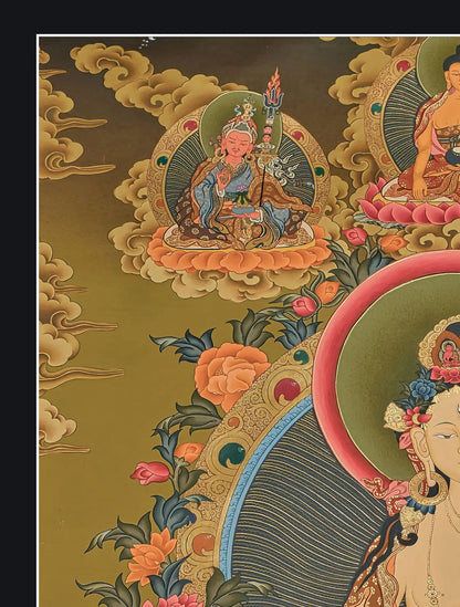 Painting of White Tara Buddhist Goddess