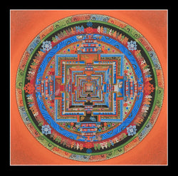 Kalachakra Mandala (In Brown)