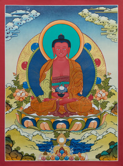 Amitabha Buddha Thangka - (16" * 22")