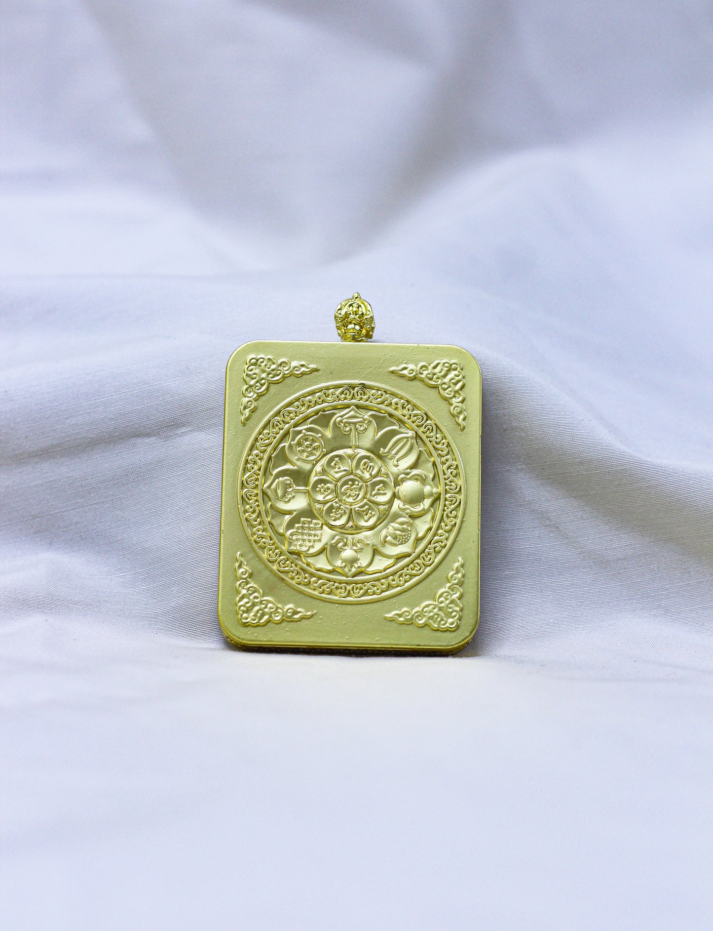 Samantabhadra Bodhisattva Thangka Locket | Tibetan Ghau Thangka