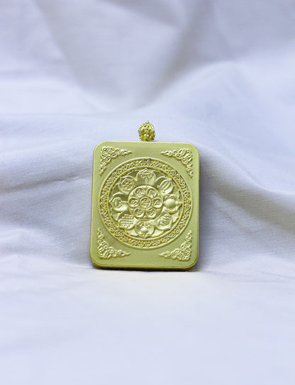 Samantabhadra Bodhisattva Thangka Locket | Tibetan Ghau Thangka