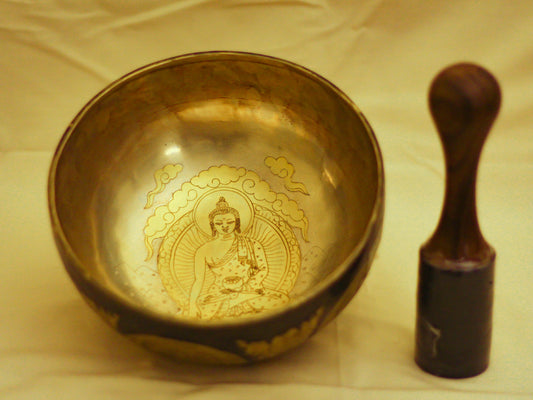 Buddha Engraved Singing Bowl