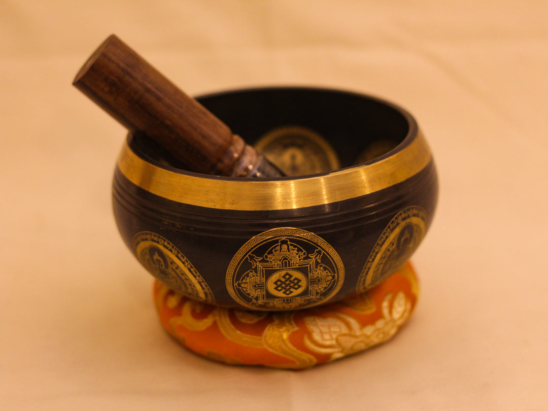 Buddha Engraved Singing Bowl (Machine Made)