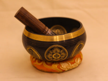 Buddha Engraved Singing Bowl (Machine Made)